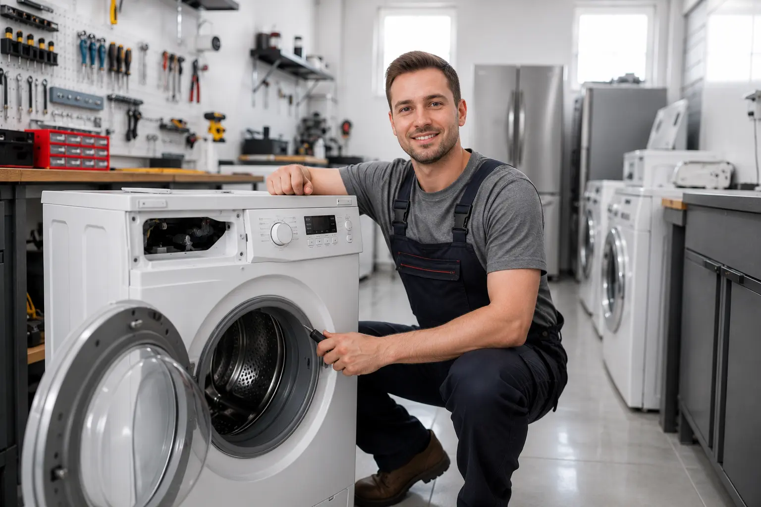 Buca Beko çamaşır makinesi tamiri ustası Ergün Usta — Vali Rahmi Bey Mahallesi ve Kırıklar Mahallesi çamaşır makinesi uzmanı